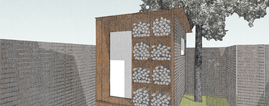 environment - freestanding sauna building